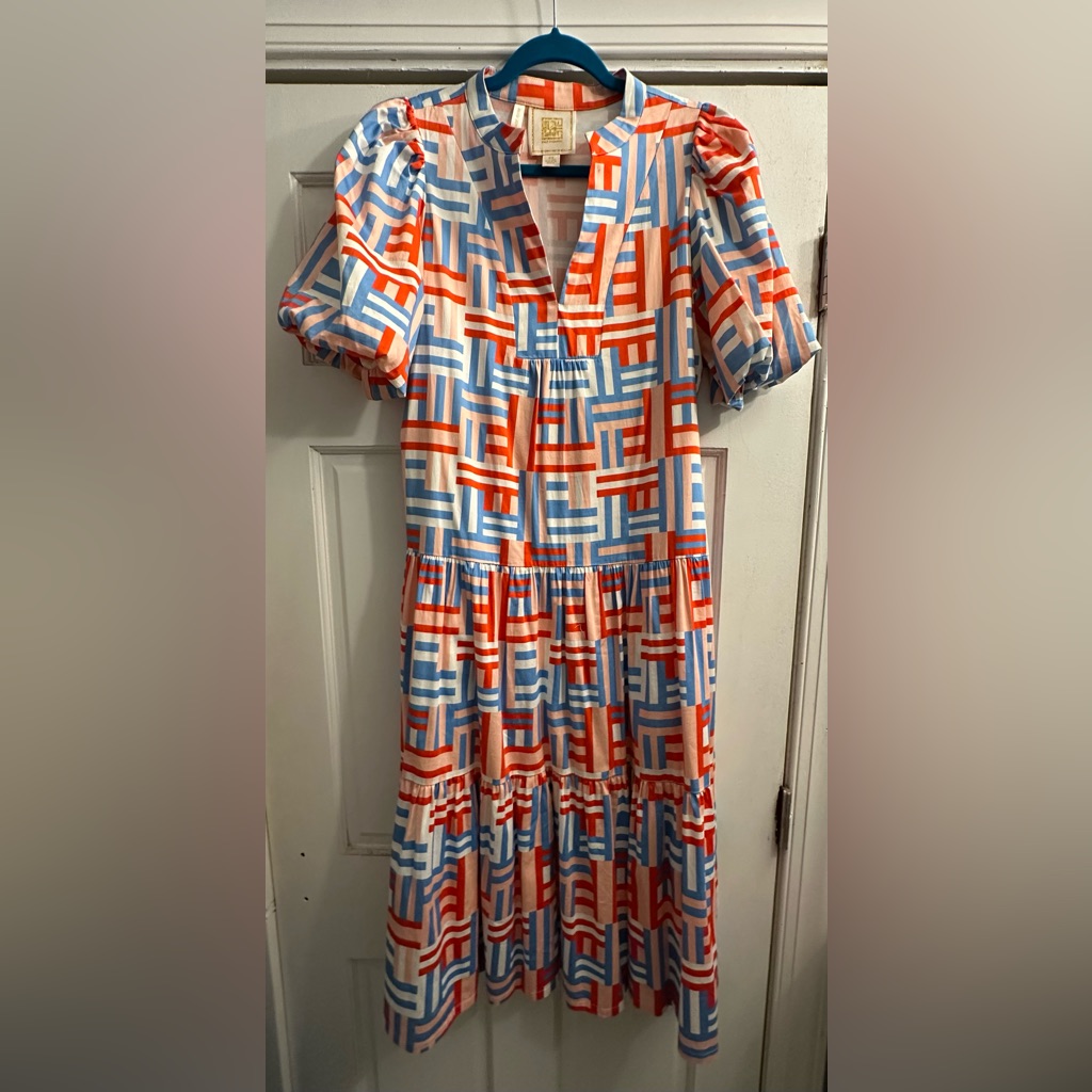 Emily Mccarthy Geometric Print Dress, Xs